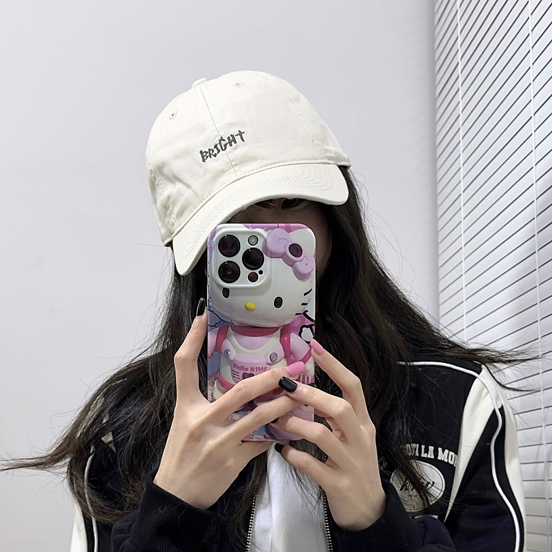 Mũ Lưỡi Trai Thêu Chữ Phong Cách Nhật Bản Cá Tính Cho Nữ