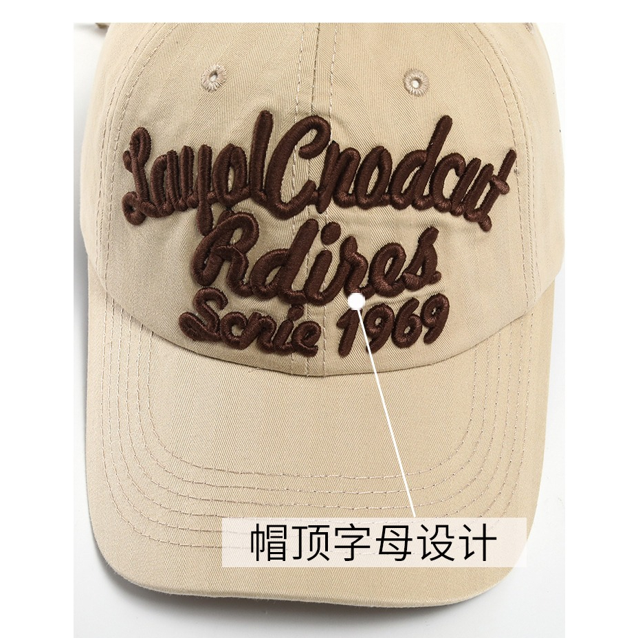 Mũ Lưỡi Trai Mềm Chống Nắng In Chữ Phong Cách Hàn Quốc Cho Cặp Đôi