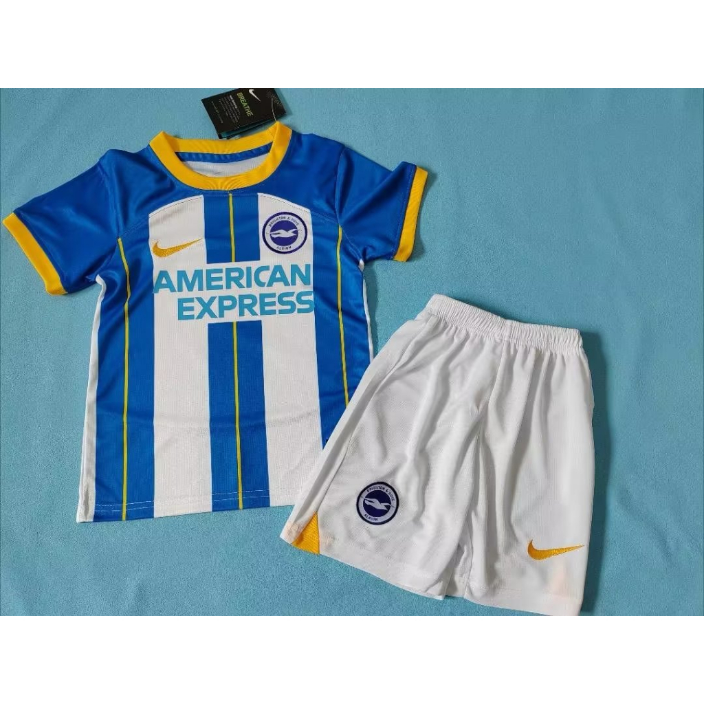 Bộ Quần Áo Bóng Đá Câu Lạc Bộ Al-Nassr FC / Palmeiras / Brighton Mùa Giải 16-28 * Chất Lượng Cao Cho Trẻ Em Size 23-24