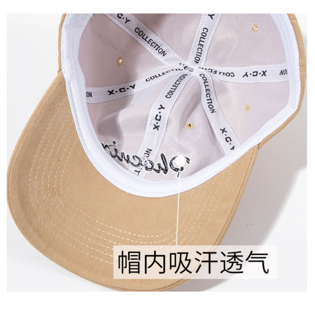 Mũ Lưỡi Trai Thêu Chữ Phong Cách Đường Phố Hàn Quốc