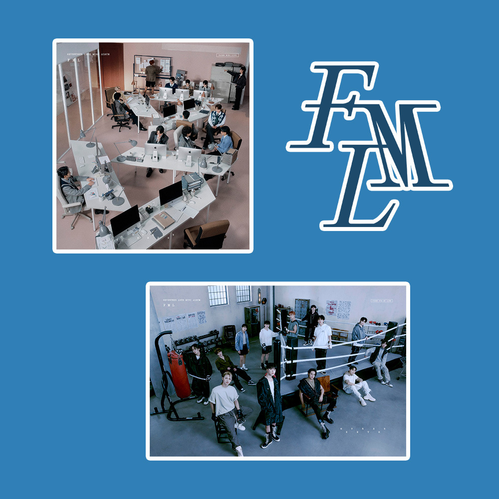 Miếng Dán Seventeen Album FML Attacca 107 Cho Điện Thoại / Laptop / Vali