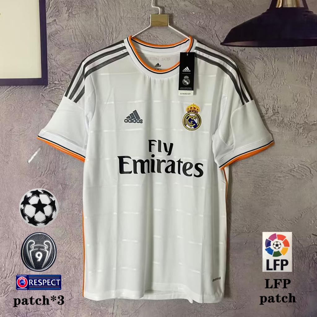 Áo Thun NgắN Tay In Chữ Real Madrid 2013-14 # 13 / 14