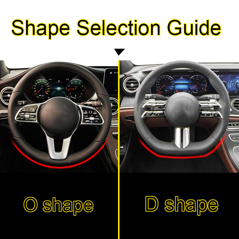 Nuw Bao Da Bọc Vô Lăng Xe Hơi mitsubishi x-pander outlander asx lancer pajero l200 l300 38cm Bằng Sợi carbon Siêu Mỏng Thoáng Khí