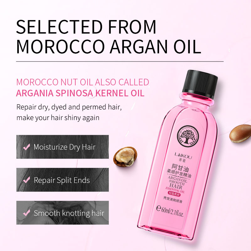 Tinh chất dưỡng tóc LAIKOU Sakura Morocco Argan cao cấp 60ml / 100ml