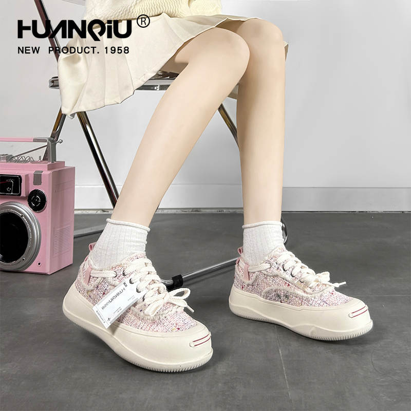 Giày vải nữ thiết kế nguyên bản mùa xuân 2023 giày thể thao thường ngày-HUANQIU