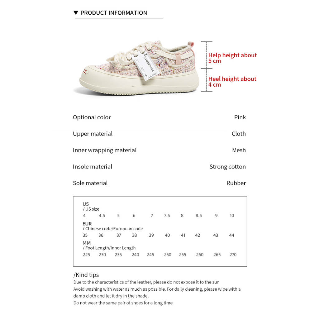 Giày vải nữ thiết kế nguyên bản mùa xuân 2023 giày thể thao thường ngày-HUANQIU