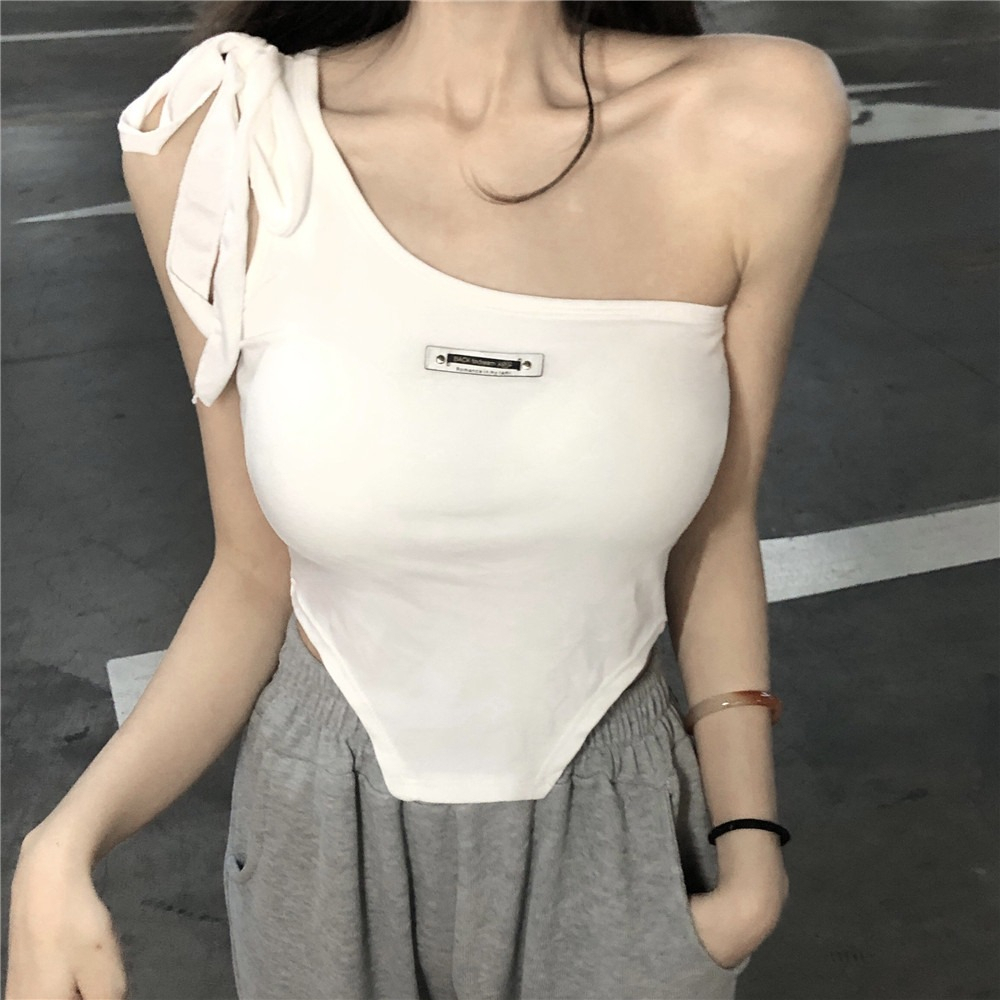 ZHELIHANGFEI Áo Camisole Trễ Vai Xinh Xắn Dành Cho Nữ