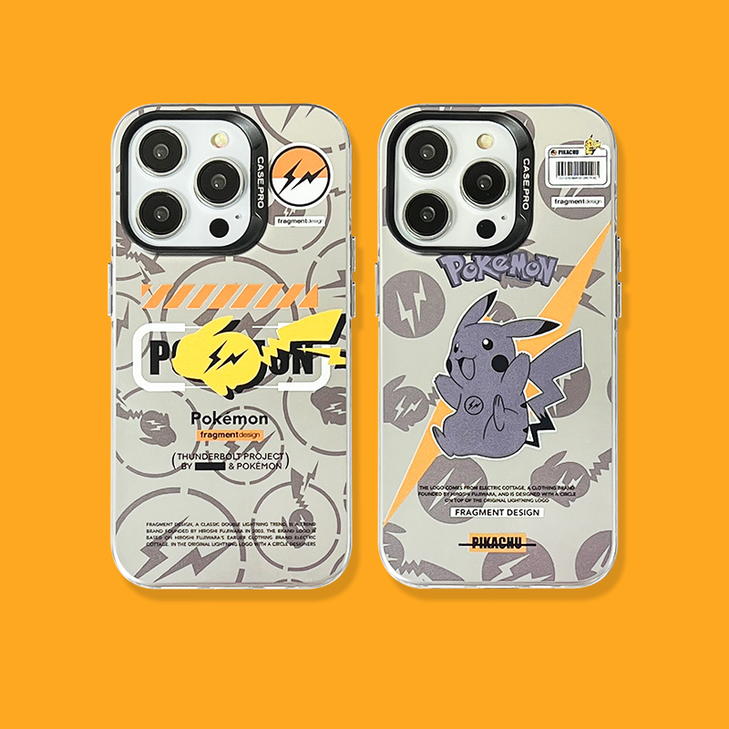 Ốp Điện Thoại Chống Sốc In Hình Pikachu Cho iPhone 14Promax 14Pro 14 13Promax 13Pro 13 12 12Promax 11