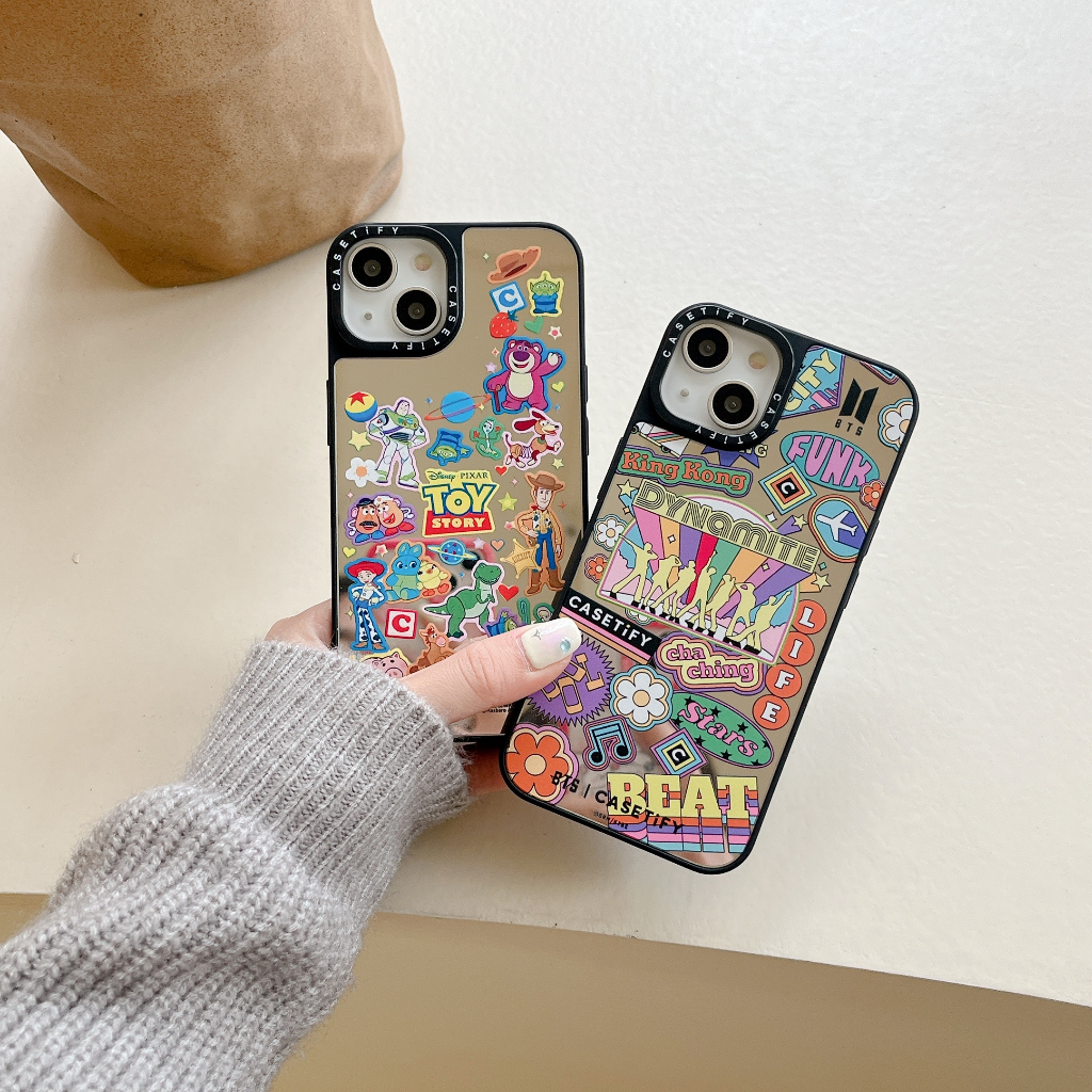 Ốp Điện Thoại Chống Sốc Tráng Gương Cho iPhone 14 / 13 / 12 / 11