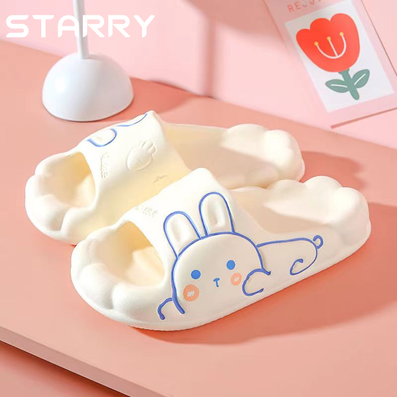 STARRY dép nữ Dép Đi Trong Nhà ，Giày mềm mại và thoải mái trong xu hướng giải trí 042108