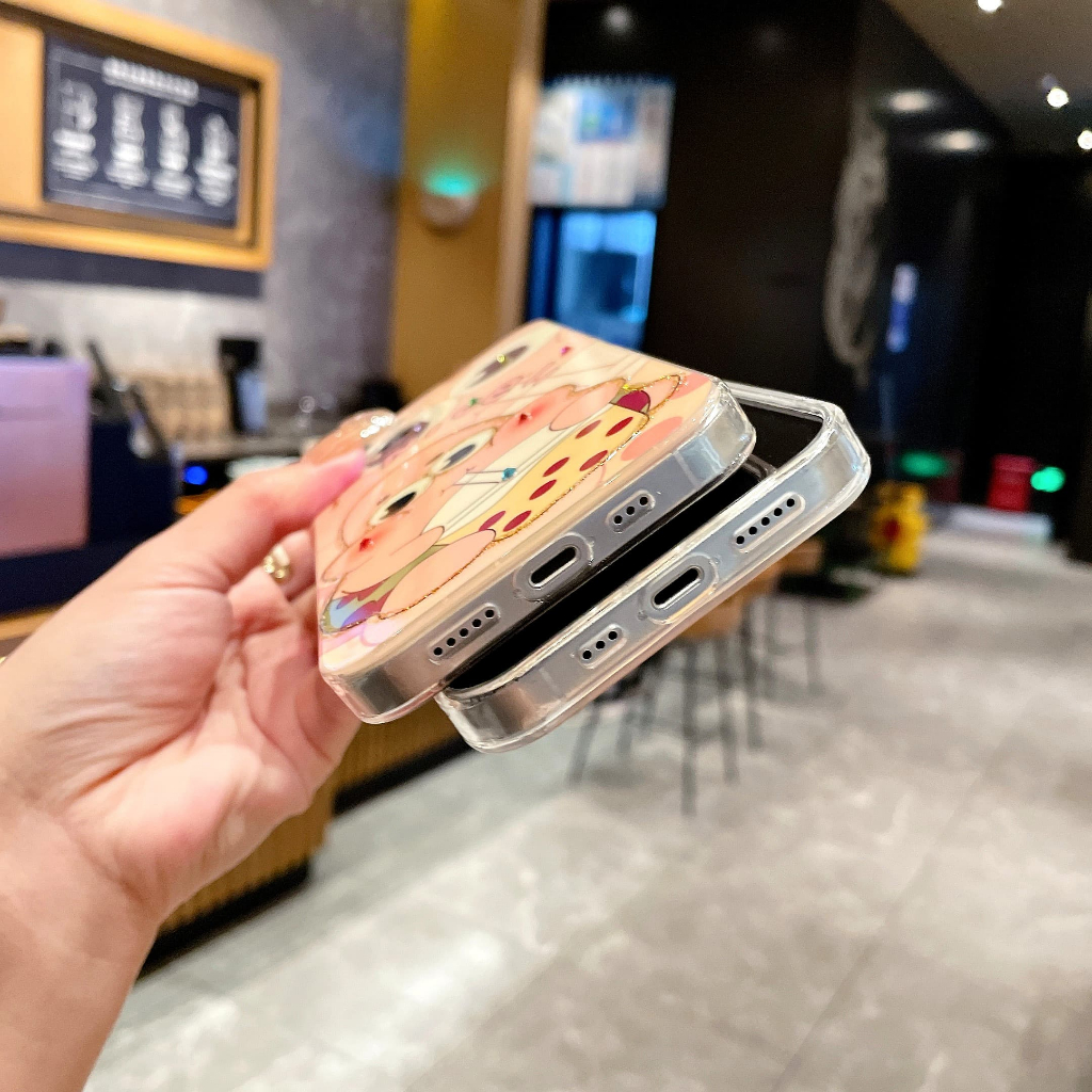 Ốp Lưng Chống Sốc Bảo Vệ Toàn Diện Họa Tiết Hoạt Hình Spongebob Cho iPhone 14Promax 14Pro 14 13 12 11 X 8P 7P 7