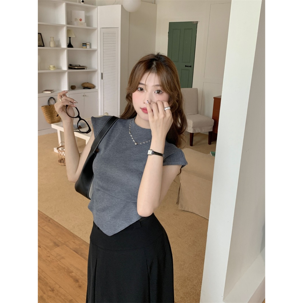 ZHELIHANGFEI Áo Sweater Cổ Lọ Phong Cách Hàn Quốc Đơn Giản Cho Nữ