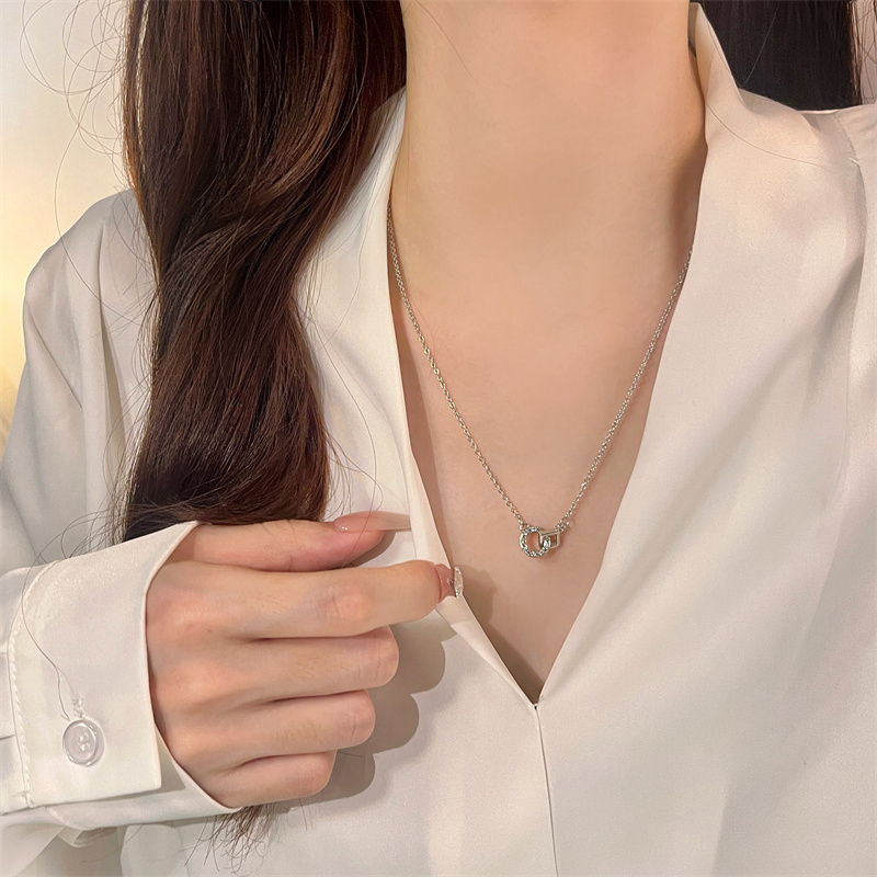 Vòng cổ Mặt Đá Zircon Thời Trang Hàn Quốc Chất Lượng Cao Làm Quà Tặng Sinh Nhật Cho Học Sinh Nữ