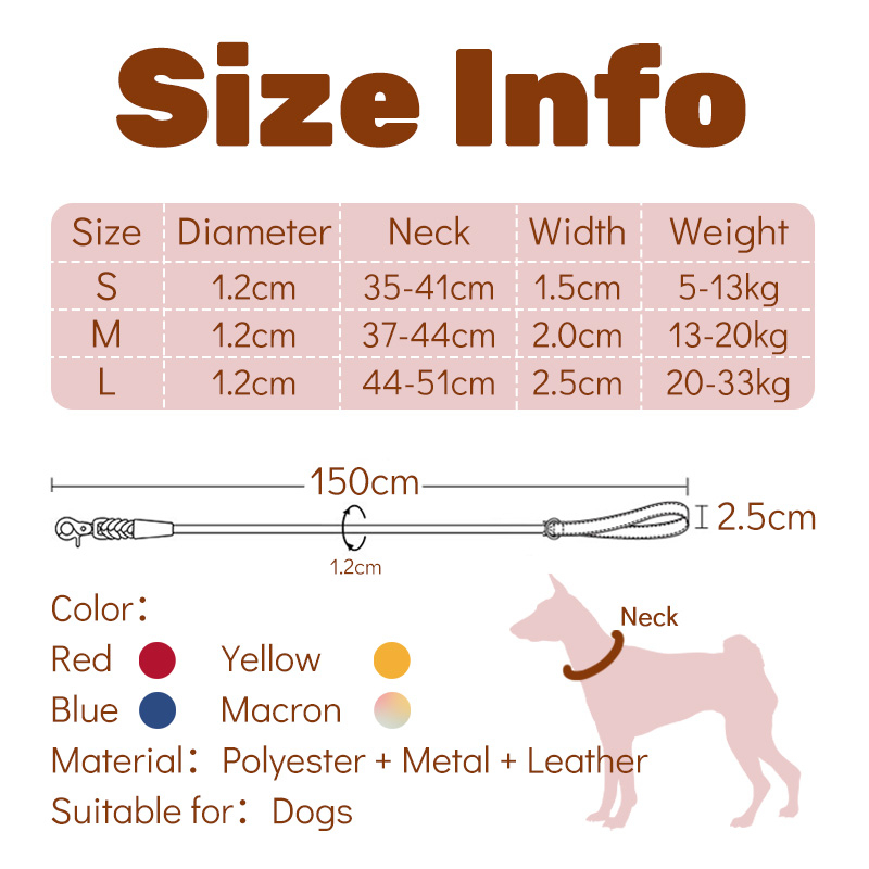 HamshMoc Vòng Cổ Bằng Da Có Thể Điều Chỉnh Cho Thú Cưng