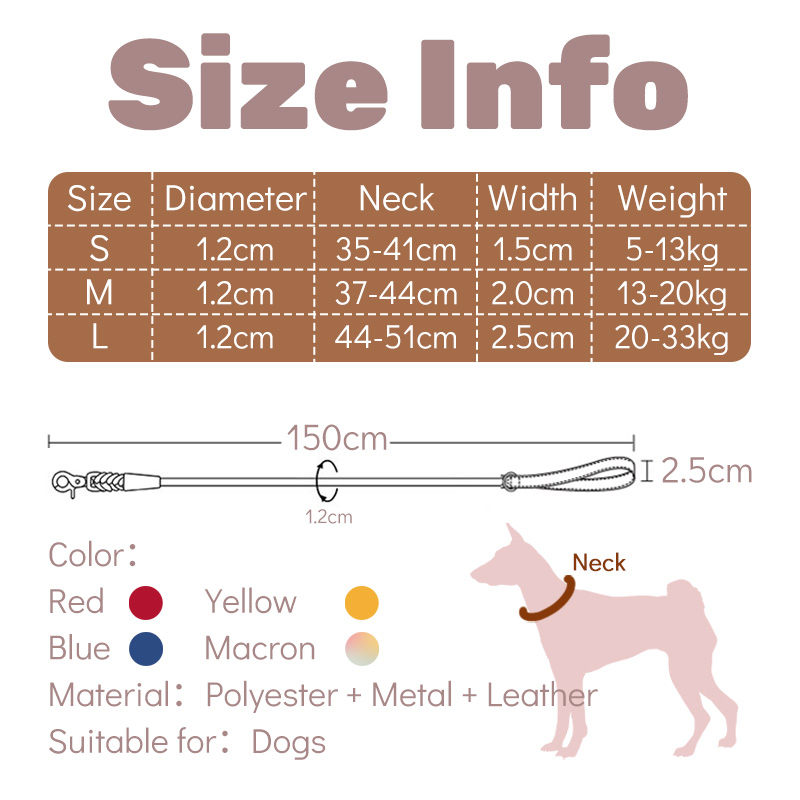 HamshMoc Vòng Cổ Bằng Da Có Thể Điều Chỉnh Cho Thú Cưng1