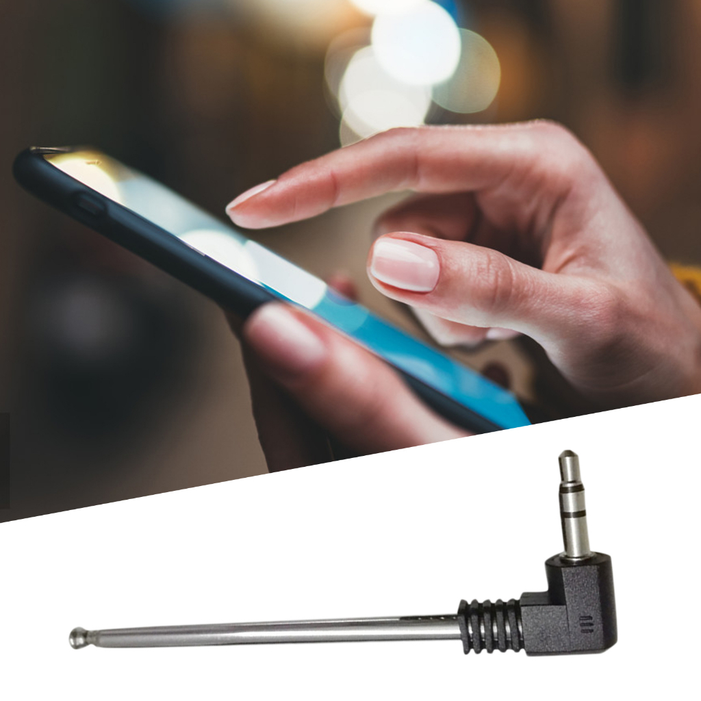 Ăng Ten Radio FM 3.5mm Thu Gọn Được Cho Điện Thoại Di Động
