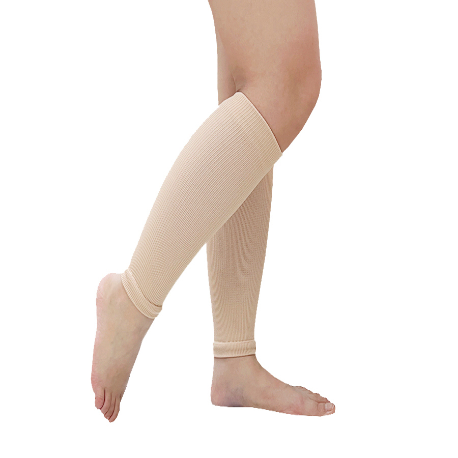 Y Tế Vớ Nén Cao Ngang Bắp Chân Ngăn Ngừa Giãn Tĩnh Mạch Định Hình Chân Mỏng