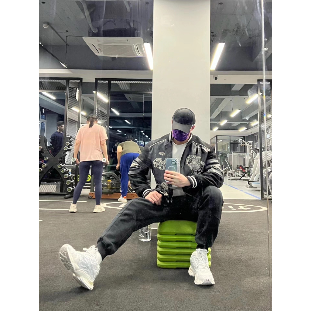 L nam và nữ áo khoác ném bom mới áo khoác thời trang