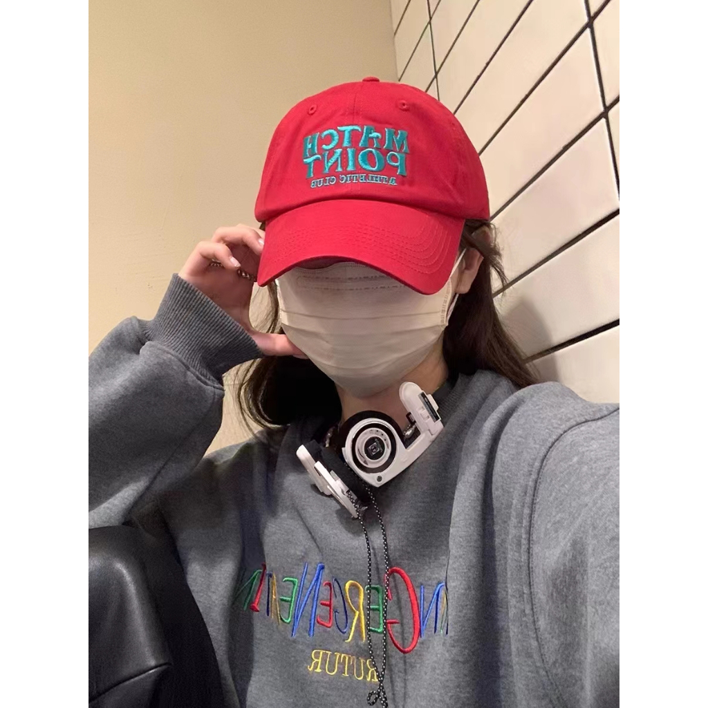 Mũ Lưỡi Trai Thêu Chữ Nhiều Màu Sắc