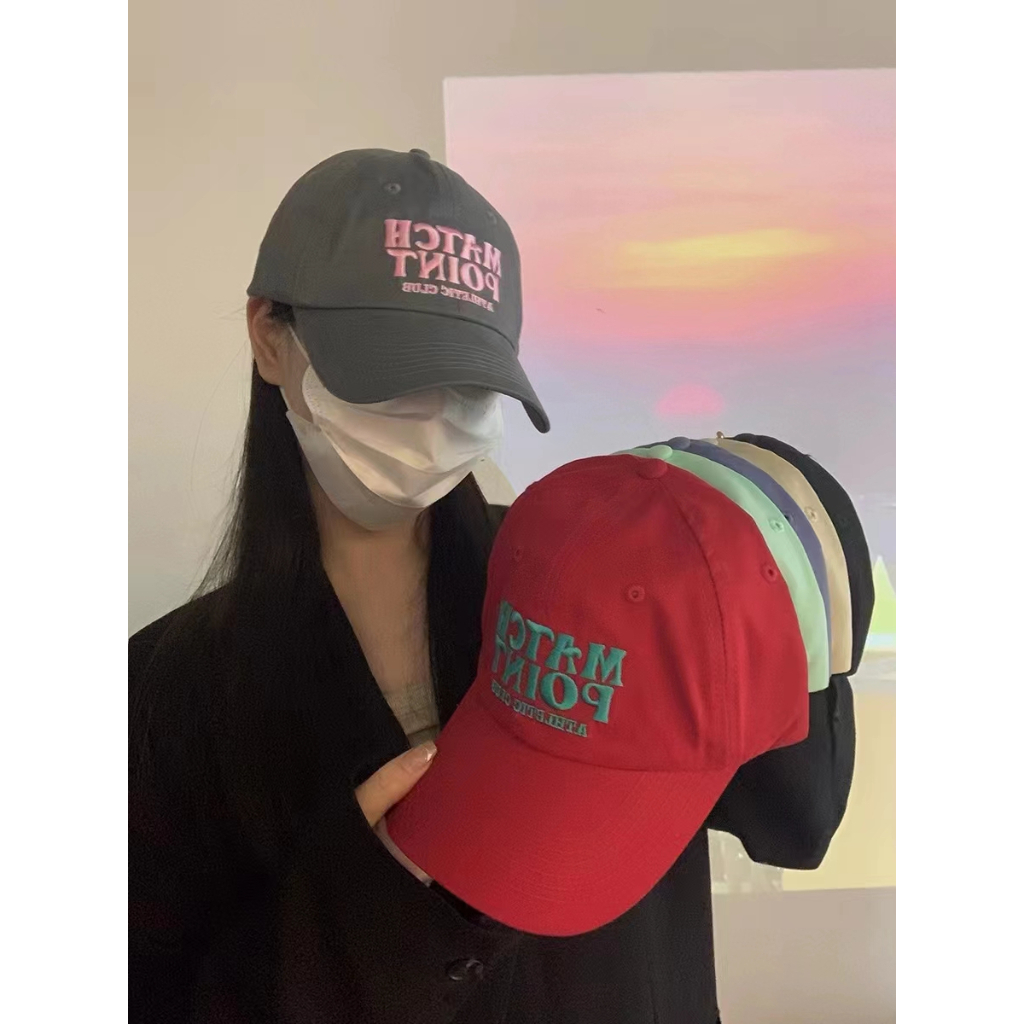 Mũ Lưỡi Trai Thêu Chữ Nhiều Màu Sắc