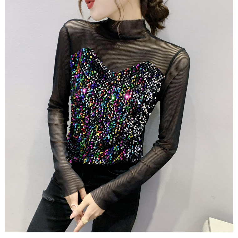 Áo Thun Nữ Dài Tay Cổ Tròn Thời Trang Hàn Mới