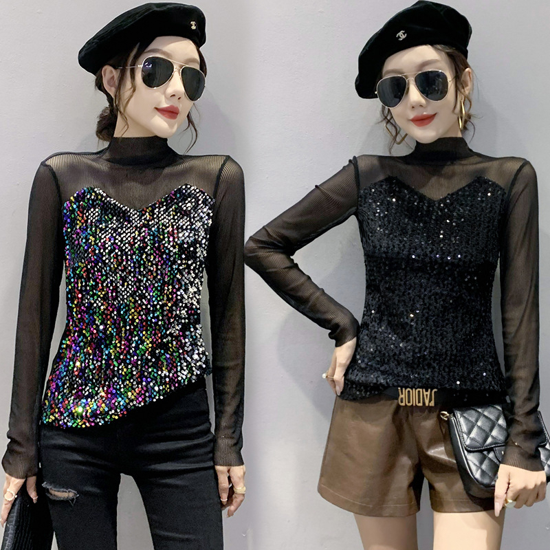 Áo Thun Nữ Dài Tay Cổ Tròn Thời Trang Hàn Mới