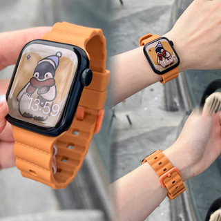 Dây Đeo Silicone Cho Đồng Hồ Thông Minh iwatch series 8 / 7 / 6 / 5 / SE / 4 / 3 45 / 44 / 42 / 41 / 40 / 38mm