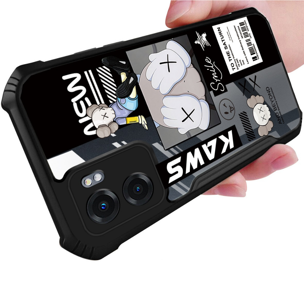 Ốp Điện Thoại Hình KAWS Cho OPPO F1S A59 A59S F3 F7 F19 F17 F11 Pro Plus Reno 5Z 4 5 6 Lite 4F 5F A73 F19S A74 A95 A91 F15 Reno 3