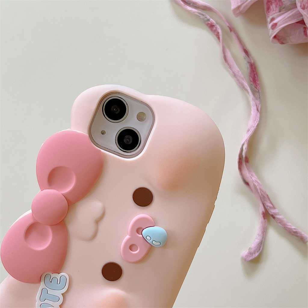 Ốp Điện Thoại Silicone Hình Chú Heo Cho iPhone 14ProMax 13 iPhone11 12Promax XR XS Max