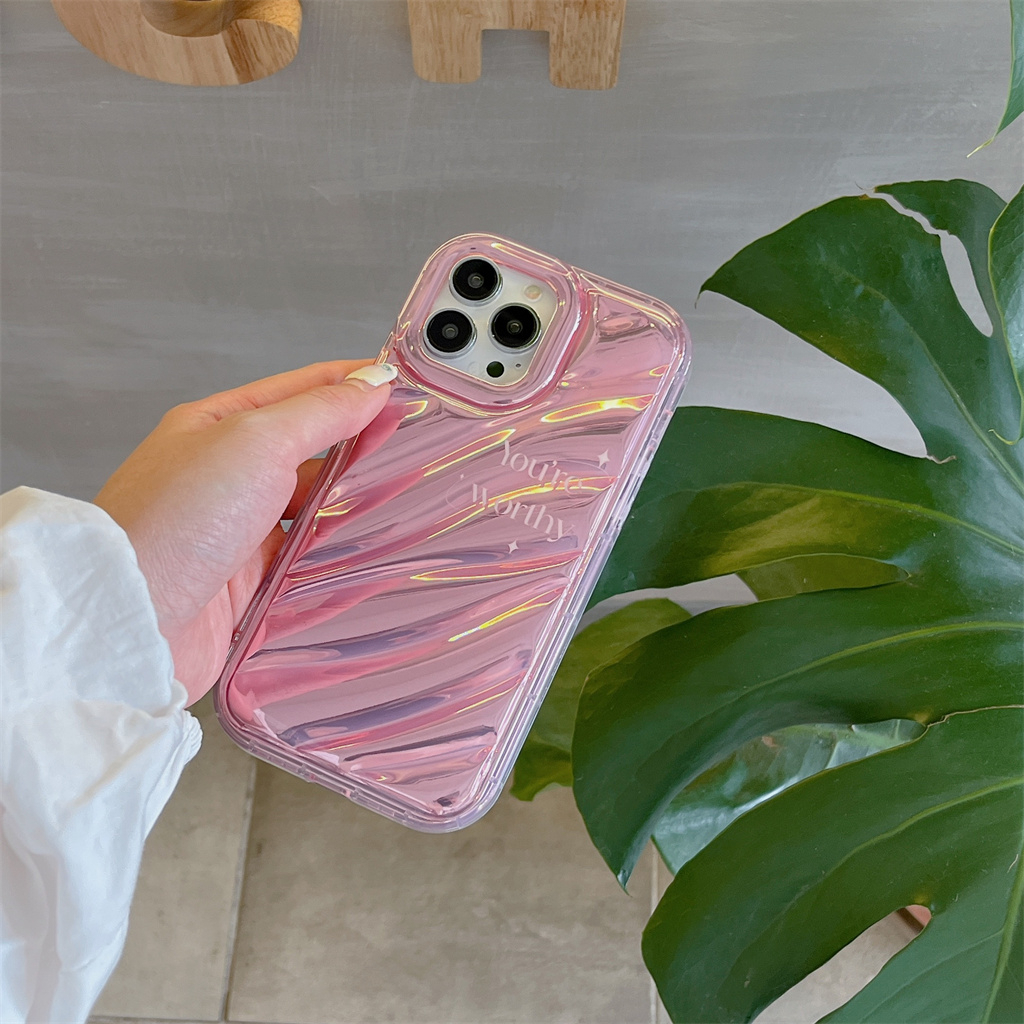 Ốp Điện Thoại TPU Dẻo Màu laser Hai Mặt Cho iphone Case 14 Pro Max 13 Pro Max 12 Pro Max