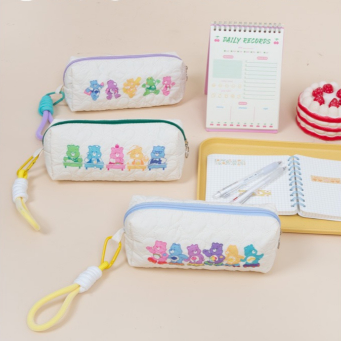 Set 50-60 Bút Chì Vải Nhung Mềm Hình Gấu Dễ Thương