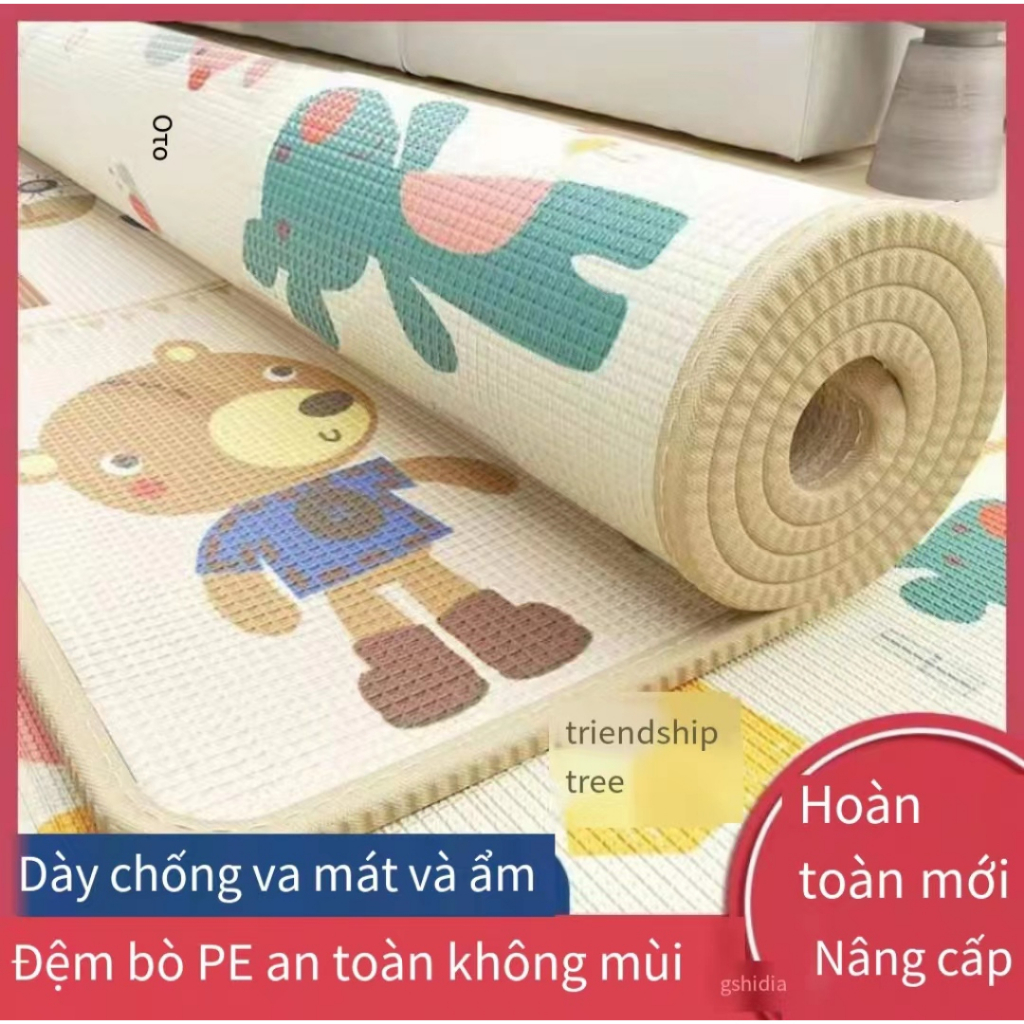 Thảm Xốp Dày Mềm Mại Không Chứa Formaldehyde Cho Bé Tập Bò