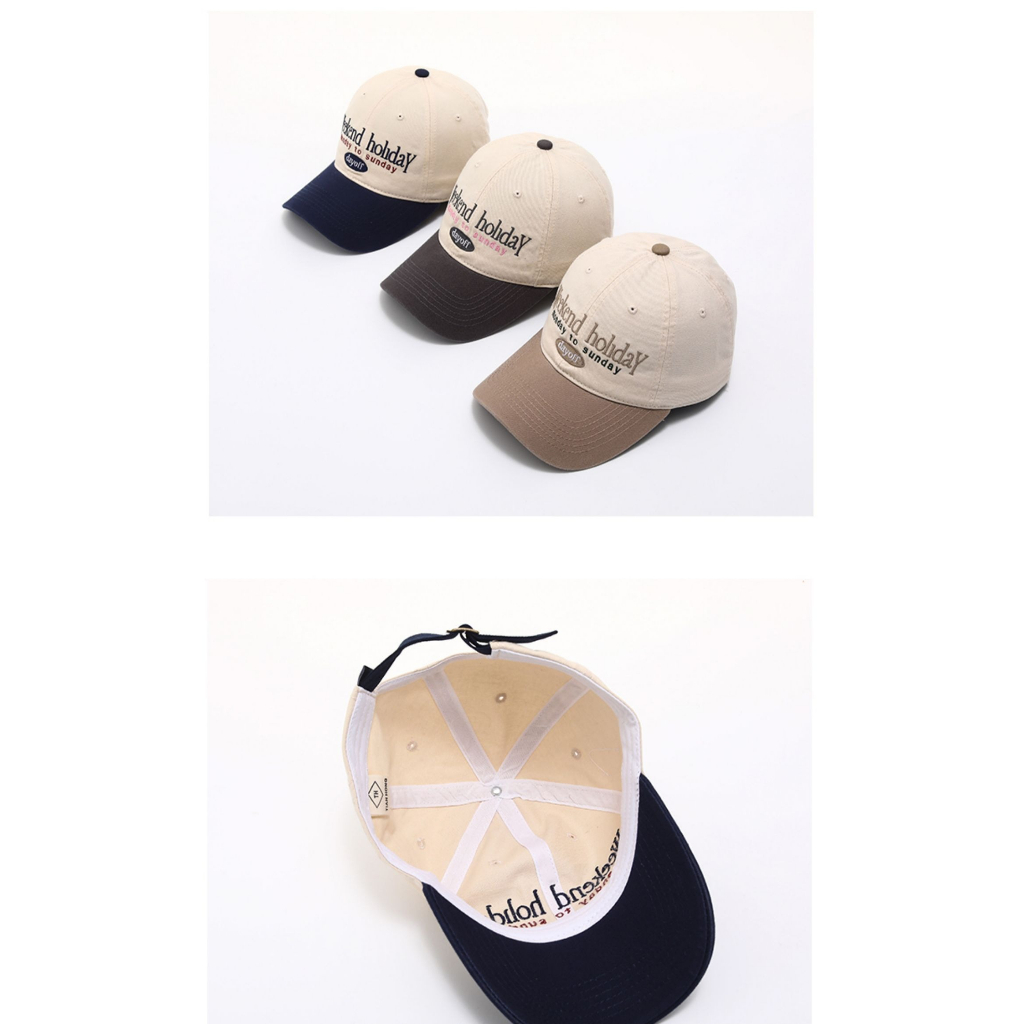 Mũ Lưỡi Trai Che Nắng Vành Rộng In Chữ Phối Màu Phong Cách Hàn Quốc Thời Trang Mùa Hè 2023 Mới