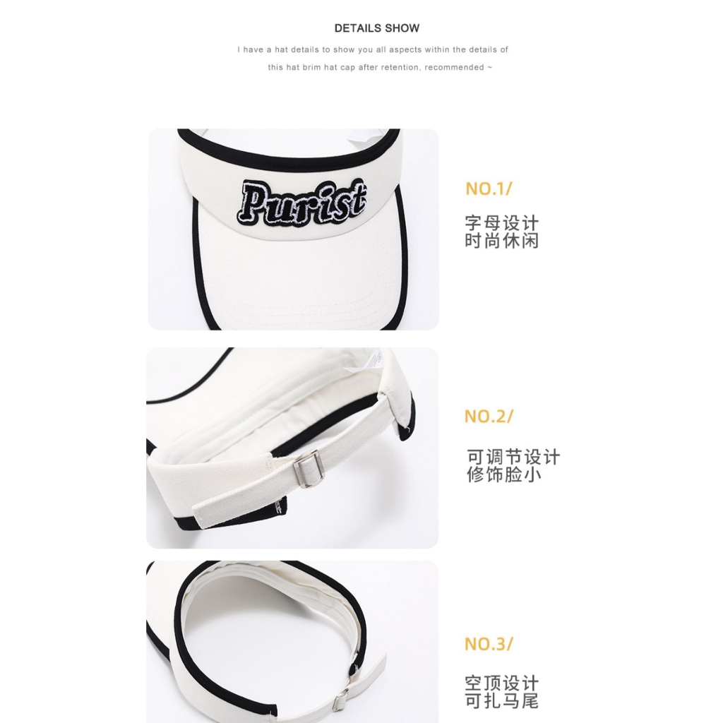 Mũ Lưỡi Trai Hở Chóp In Chữ Phong Cách Hàn Quốc Thời Trang Mùa Hè 2023 Mới