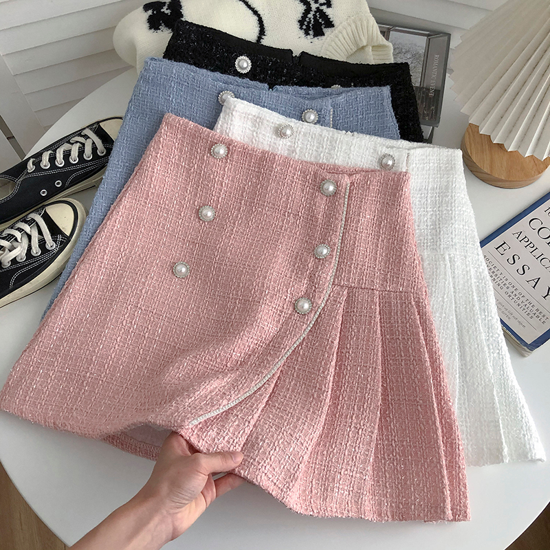 Chân Váy Chữ A Lưng Cao Phong Cách Hàn Quốc Mới