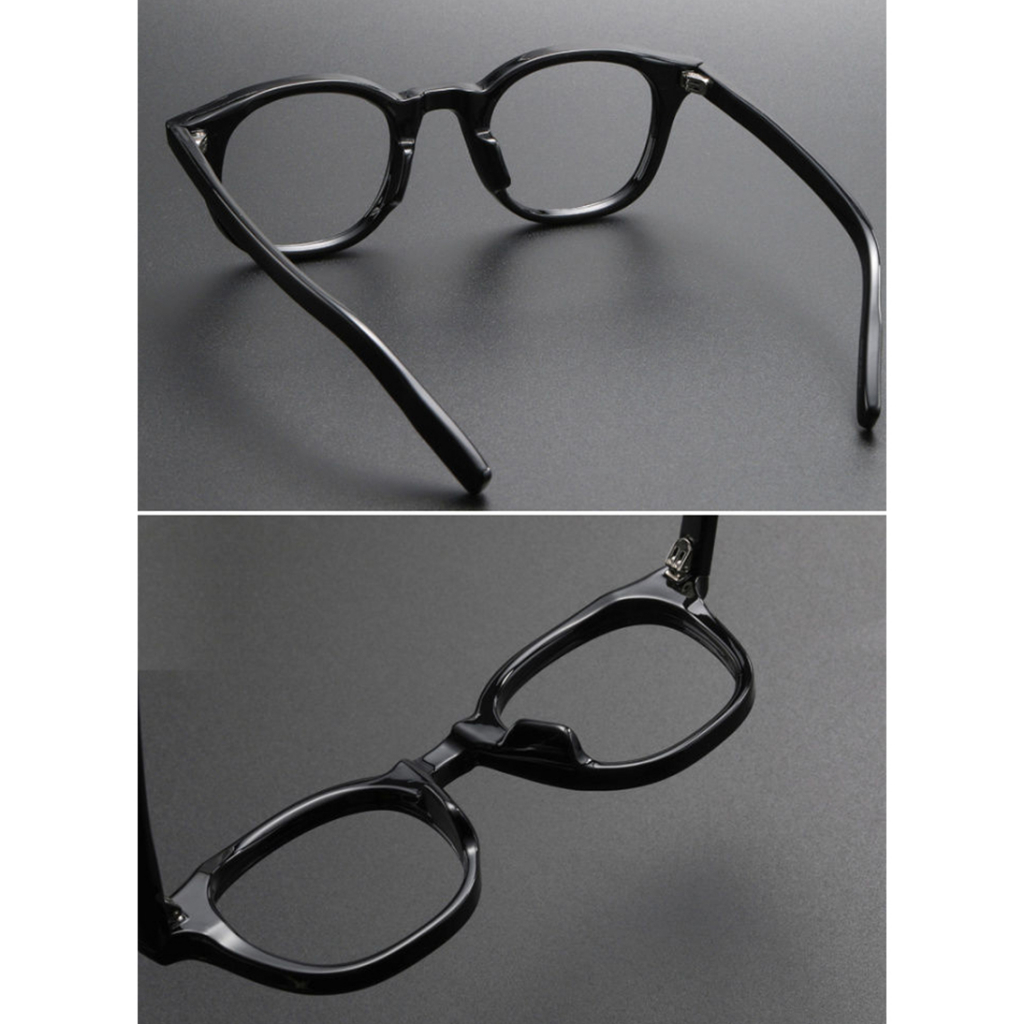 Gọng Kính Thời Trang TR90 Hình Oval Chống Ánh Sáng Xanh 5374