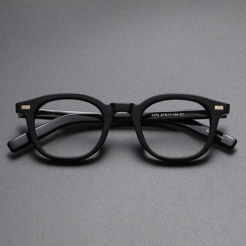 Gọng Kính Thời Trang TR90 Hình Oval Chống Ánh Sáng Xanh 5374