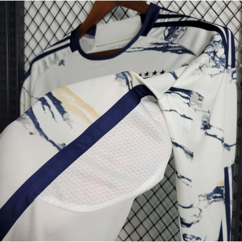 Áo Bóng Đá Dài Tay Phong Cách Ý 2023 2024 Size S-XXL