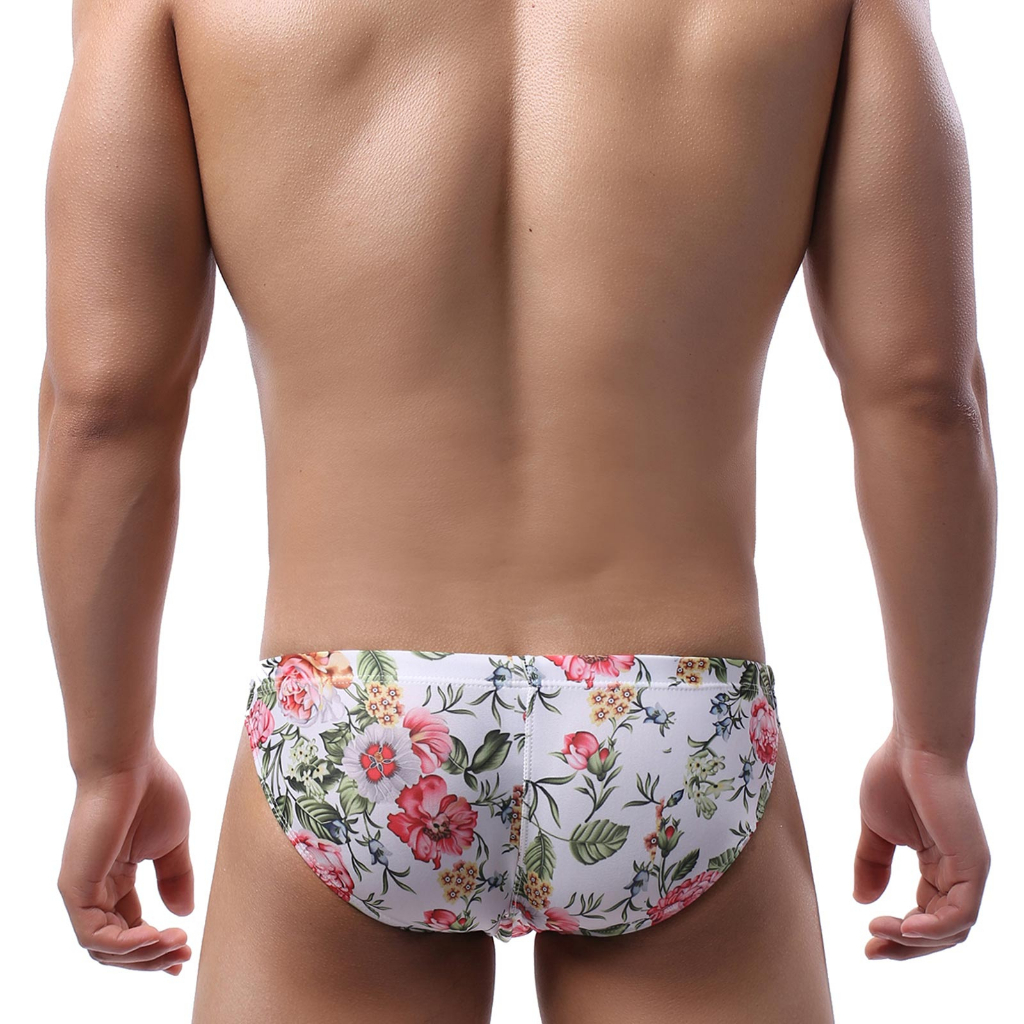 Quần Bơi Rút Dây Ôm Dáng Thoáng Khí Mau Khô In Họa Tiết Thời Trang Cho Nam