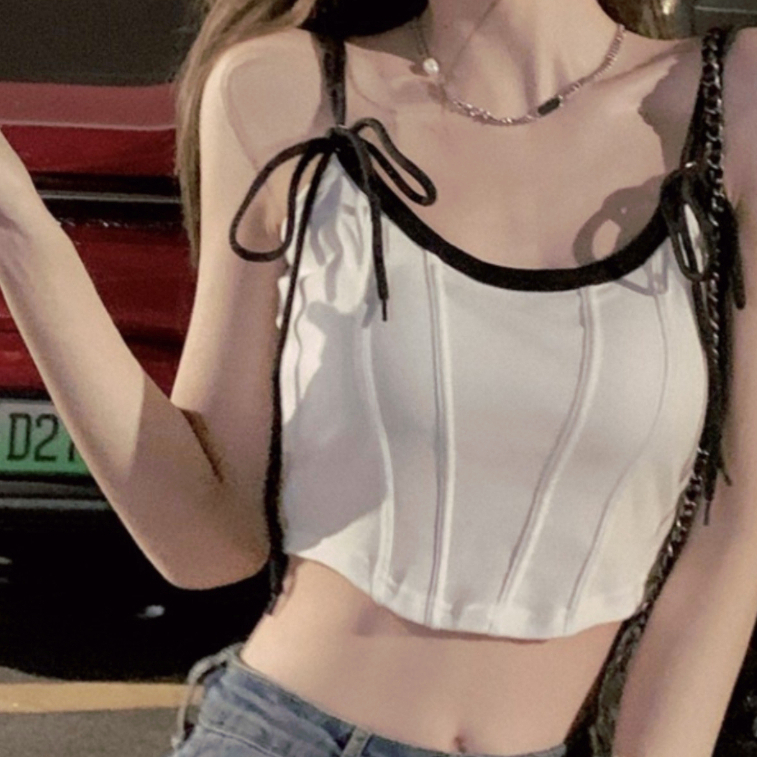 Áo croptop TODOBLACK có đệm ngực thời trang dành cho nữ