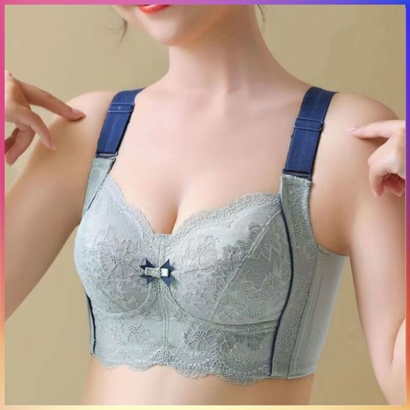 【Đường Zomidan】·Đồ lót nữ size lớn, đồ lót thoải mái, không gọng, áo ngực ren, cúp ngực mỏng, không đệm, áo lót ôm sát, bộ sưu tập bên hông, nâng ngực phụ, chống chảy sệ, áo ngực điều chỉnh, còn hàng