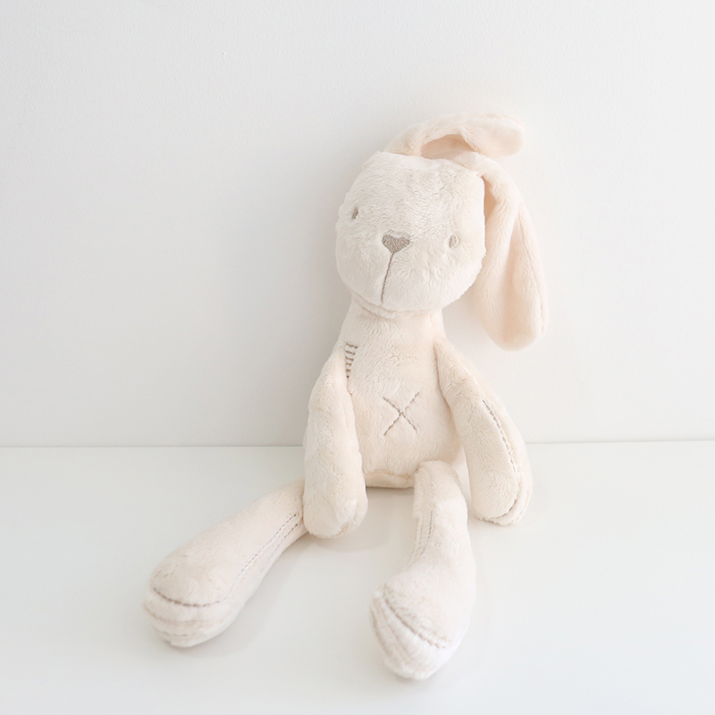 Thú Nhồi Bông Hình Thỏ Chân Dài Mềm Mại Cho Bé