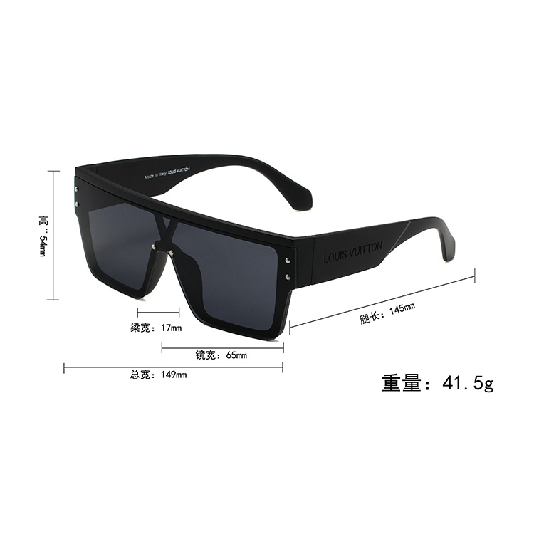 Kính Mát LV Gọng Dài Chống Tia UV uv400 Cho Nam Nữ