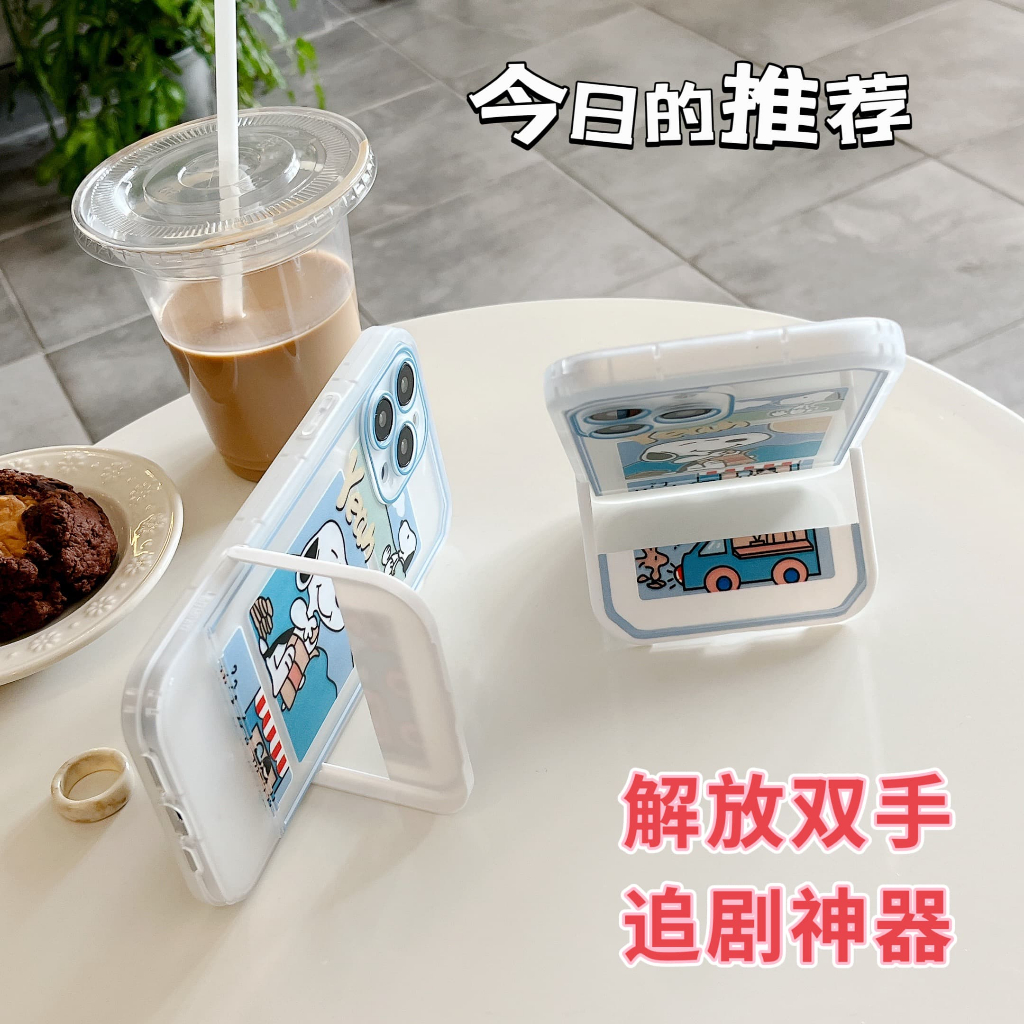 Ốp Lưng Chống Sốc Hình Cậu Bé Bút Chì Shin Và Snoopy Cho iPhone 14Promax 14Pro 14 13Promax 13Pro 13 12 11