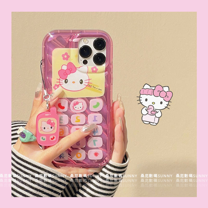 Ốp Điện Thoại Mềm Chống Sốc In Hình Hello Kitty Cho iphone 14 13 11 12 pro max