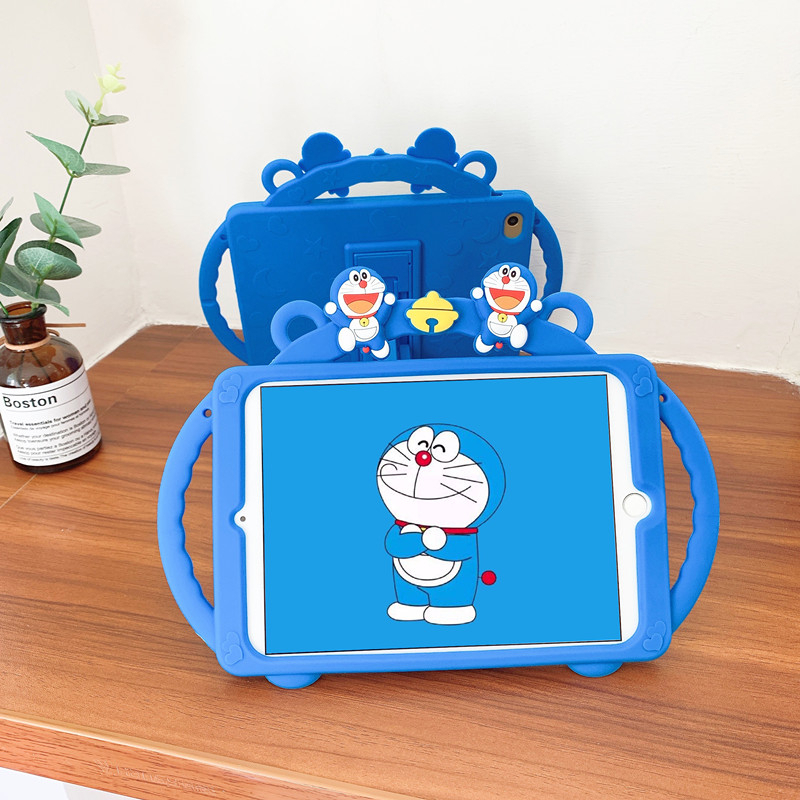 For Samsung Galaxy Tab A8 10.5 2021 SM-X200 X205 Cartoon Pattern Soft Silicone Case With Stand Shockproof Tablet Cover