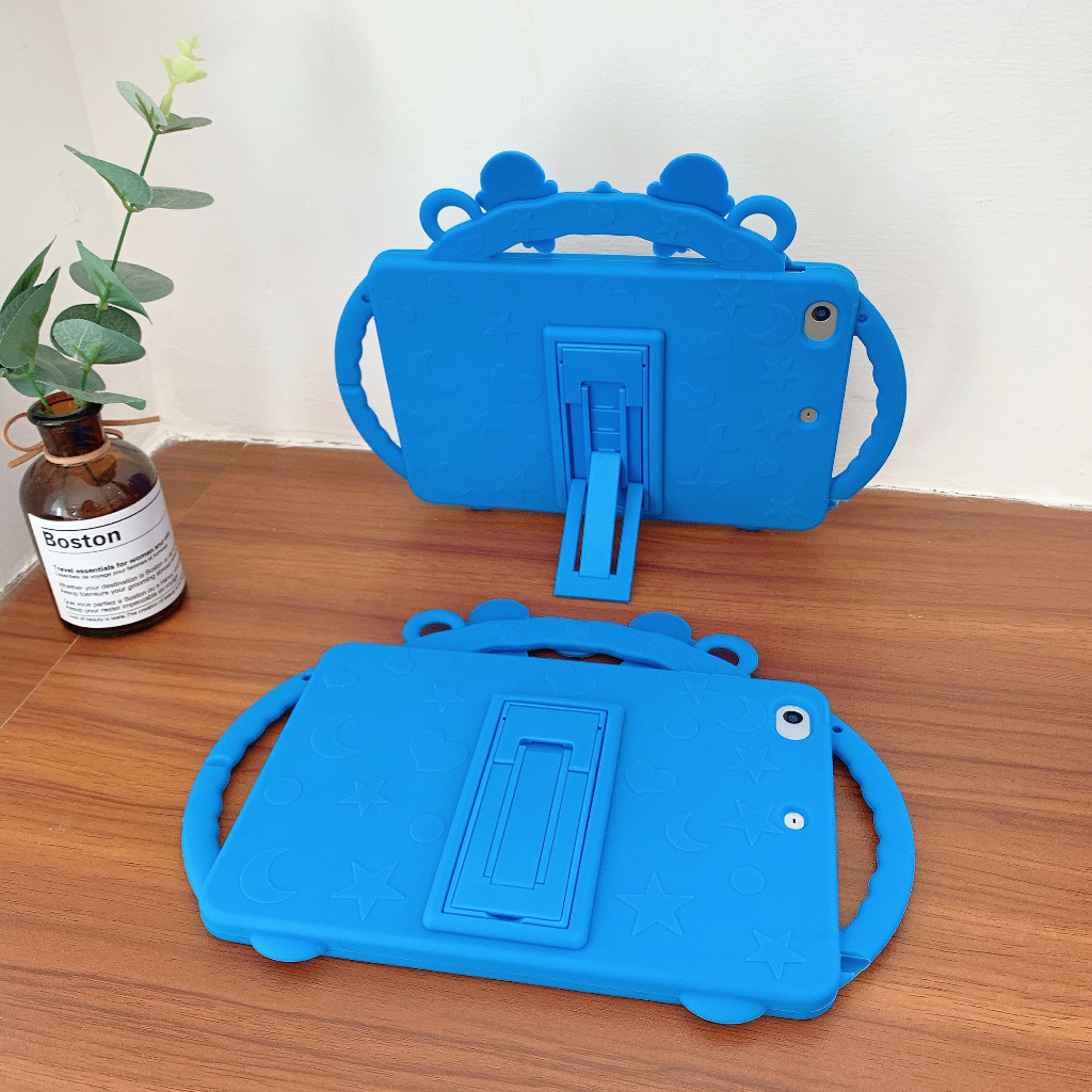 For Samsung Galaxy Tab A8 10.5 2021 SM-X200 X205 Cartoon Pattern Soft Silicone Case With Stand Shockproof Tablet Cover