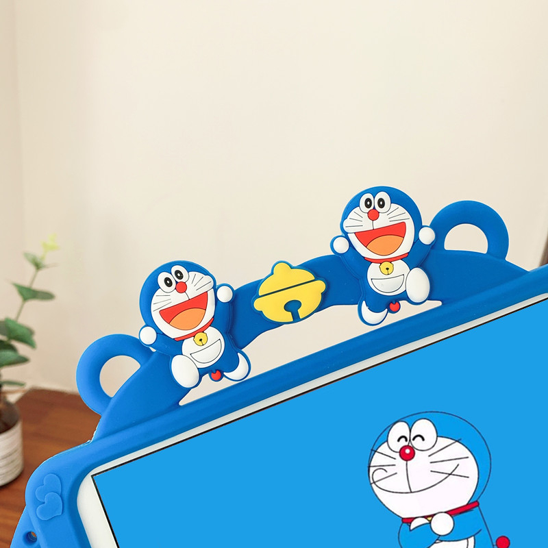 For Samsung Galaxy Tab A8 10.5 2021 SM-X200 X205 Cartoon Pattern Soft Silicone Case With Stand Shockproof Tablet Cover