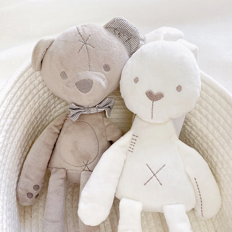 Thú Nhồi Bông Hình Thỏ Chân Dài Mềm Mại Cho Bé