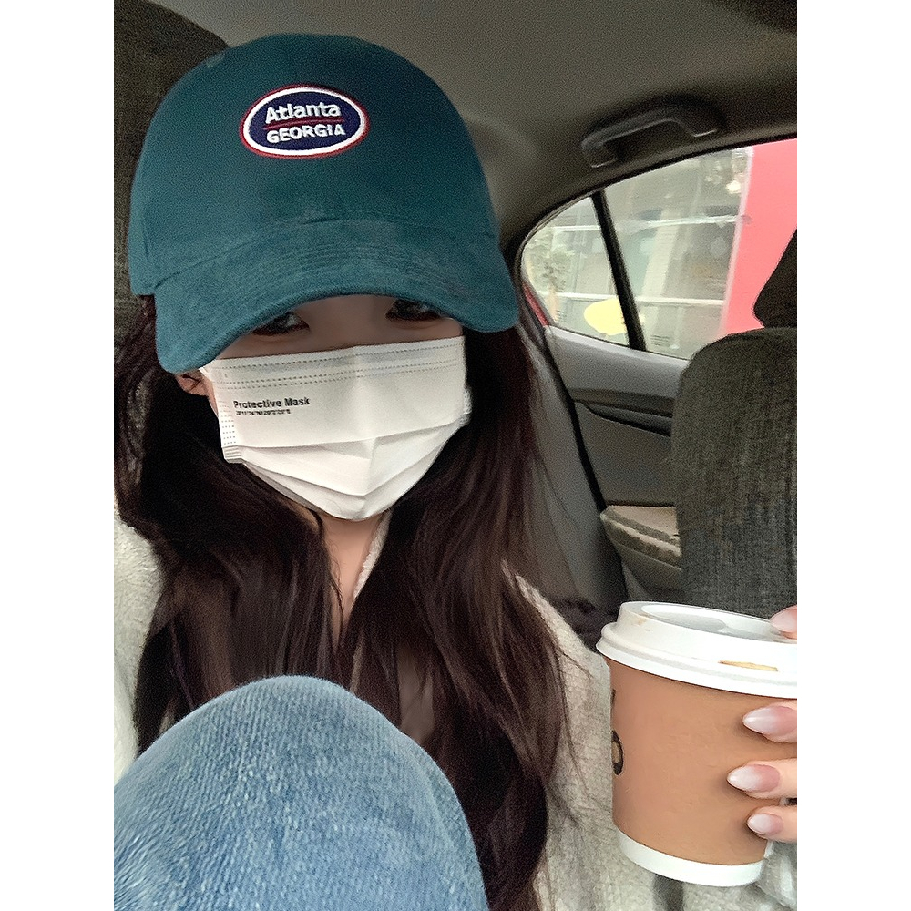 Mũ Lưỡi Trai Mềm Vành Rộng Màu Trắng Xanh Dương Phong Cách Hàn Quốc Dễ Phối Đồ Thời Trang Cho Nam Và Nữ